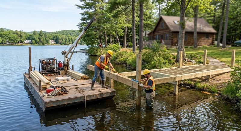 Boat Dock Installation in Roswell, GA