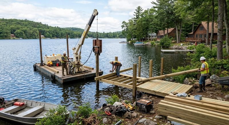 Boat Dock Installation in Kansas City, MO