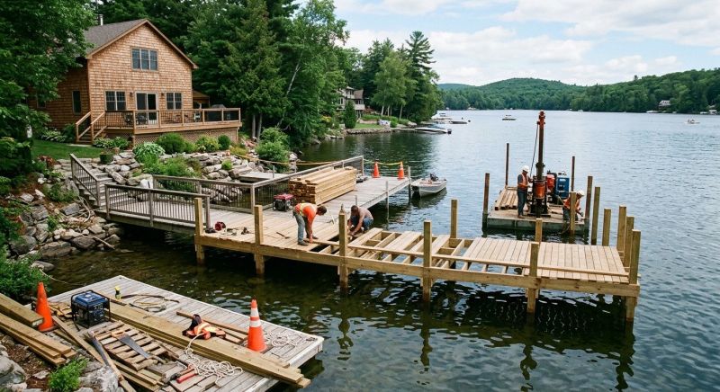 Dock Enlargement in Roswell, GA