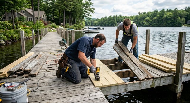 Dock Wood Replacement in Denver County, CO