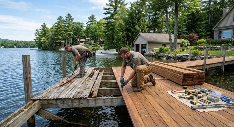 Dock Wood Replacement in Denver, CO