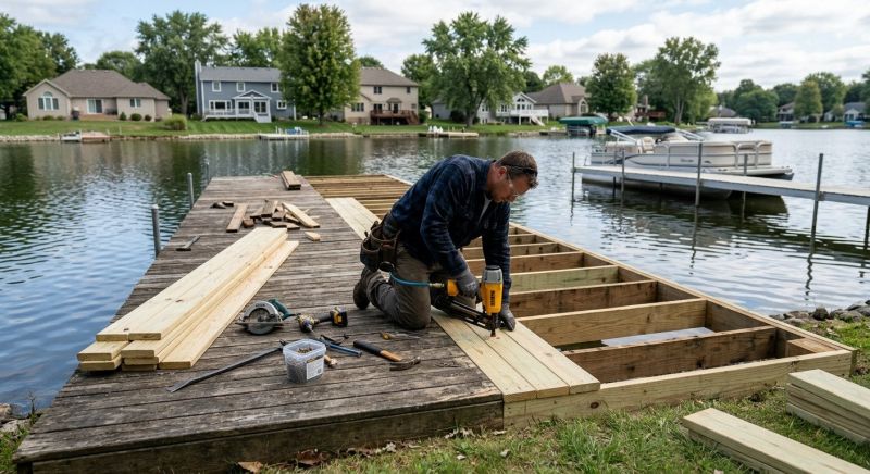Dock Wood Replacement in Kansas City, MO