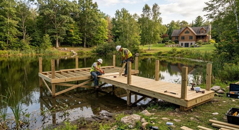Pond Dock Construction in Denver, CO