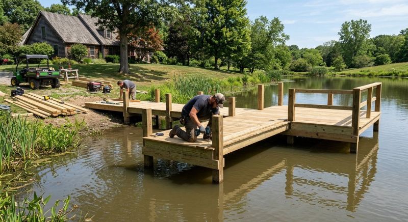 Wood Dock Installation in Denver County, CO