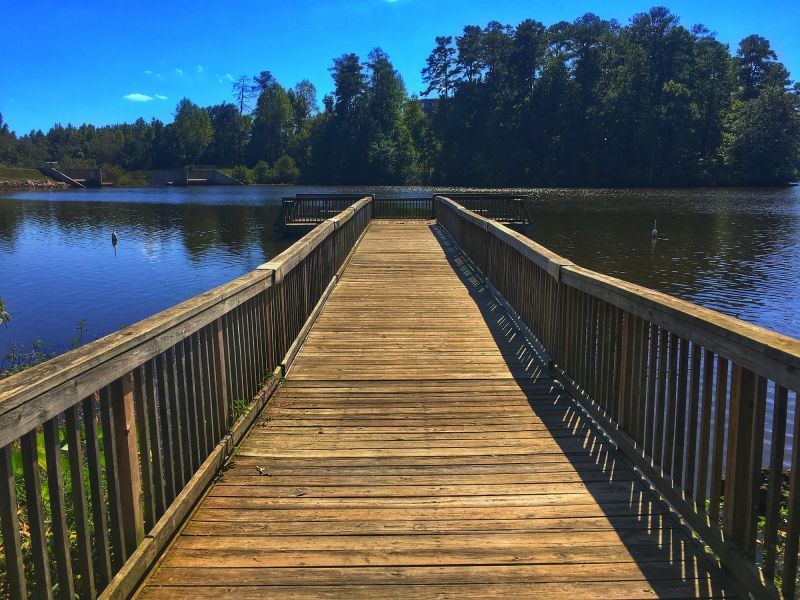 Wood Dock Installation in Roswell, GA